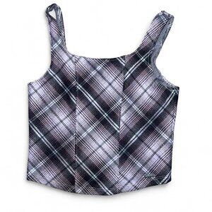 Kid's Limited Too Purple and Black Tank Top